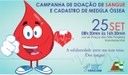 Neste Sábado (25/09), A Câmara de Iranduba realizará campanha de Doação de Sangue e Cadastro de Medula Óssea.