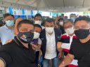 Vereadores de Iranduba se mobilizam em apoio ao dia D de vacinação contra a COVID-19 no Município.